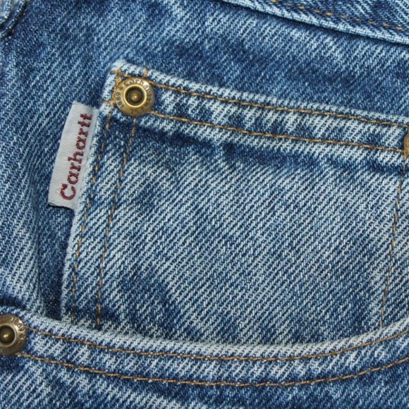 Men's CARHARTT 42x32 Relaxed Fit Work Jeans - Picture 6 of 13